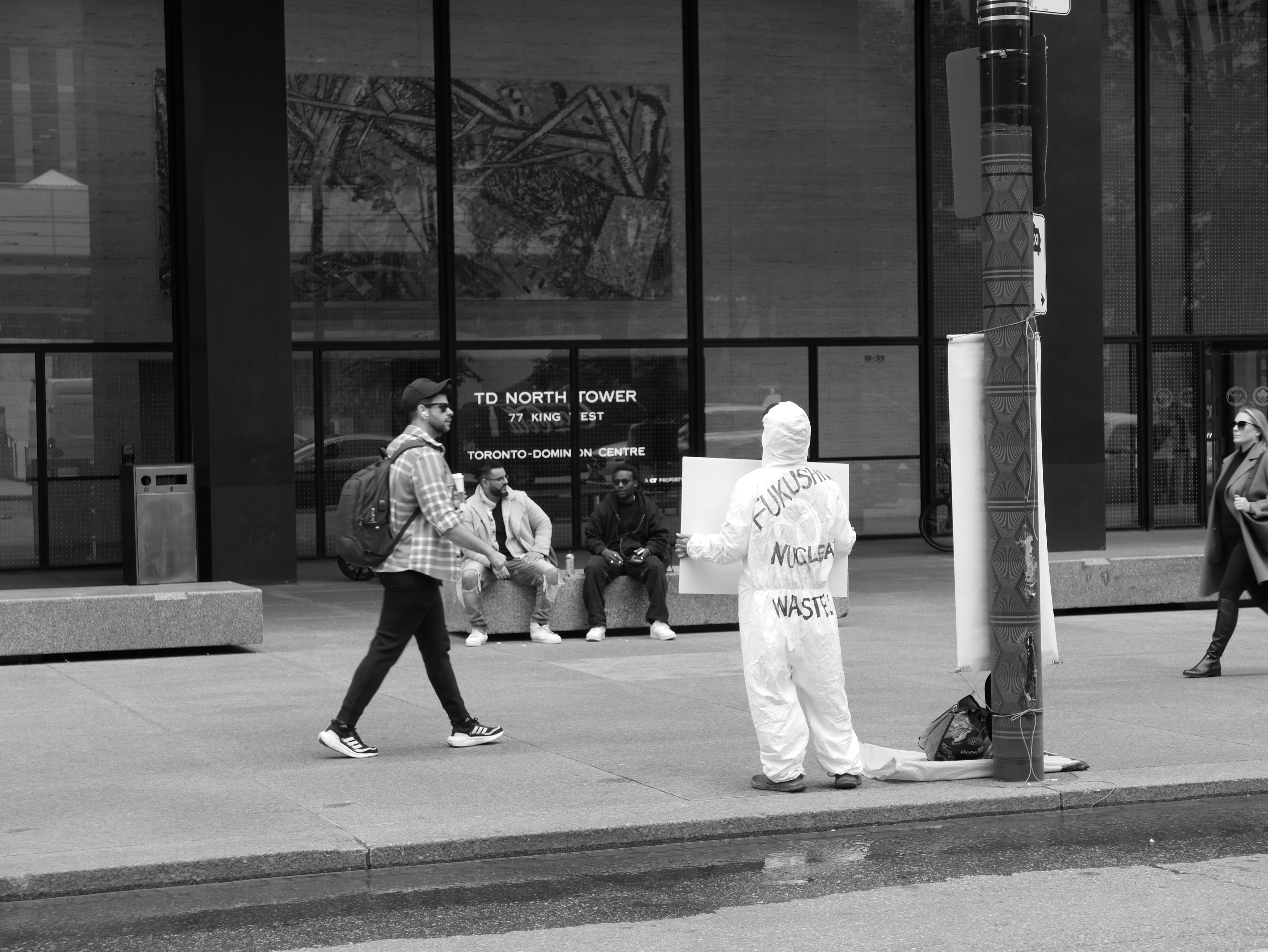 Fukushima Nuclear Waste Protester